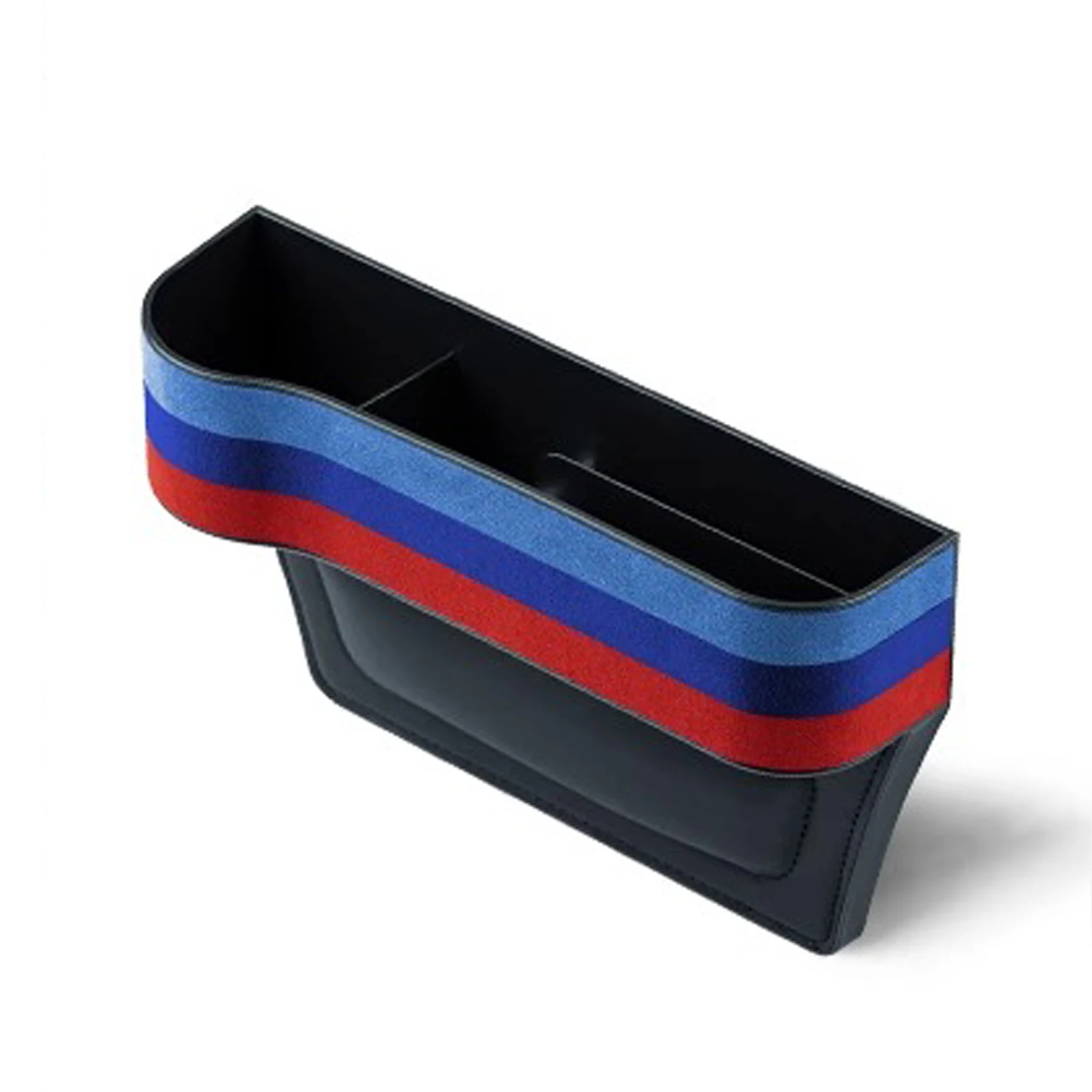Alfanxi Car Seat Gap Filler Organizer Universal Fit Alcantara Material Gap Storage Box Per Sedile Del Conducente