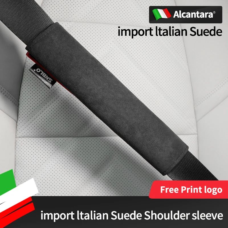 Per Bmw Car Soft Seat Belt Cover Universal Alcantara Peluche Cinture Di Sicurezza Protezione Della Spalla Accessori Interni Auto