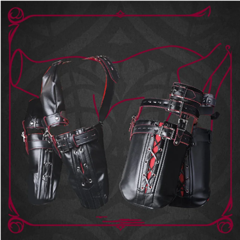 Bdsm Puppy Play K9 Bondage Kit Dog Hood Binding Band Mouth Ball Gioco Di Ruolo