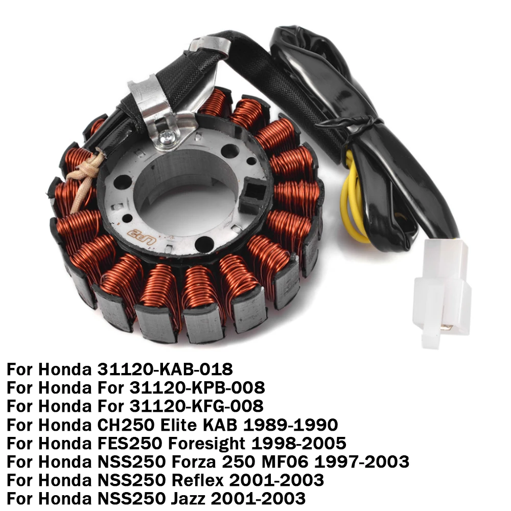 Muslimmoto Generatore Magneto Statore Bobina Per Honda Nss250 Forza 250 Mf06 Reflex Jazz Engine Coil Muslimb