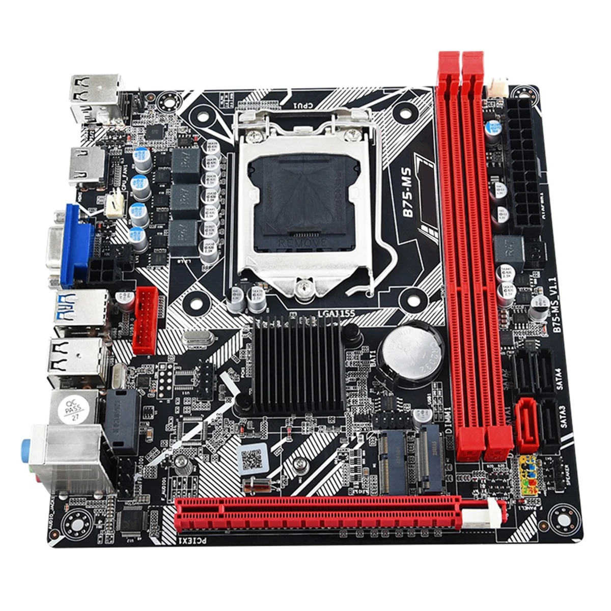 B75 Ms Scheda Madre Desktop Lga 1155 2 Xddr3 Slot Fino A 16G Pci-E 16X Per Scheda Madre B75 Home Office