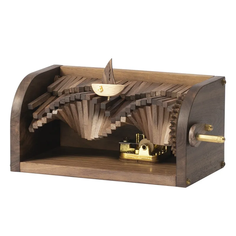 Carillon Fatto A Mano Canzone Delle Onde Alla Deriva Macchina Per Fare A Manovella In Legno Amante Fai Da Te Amico Regalo Di Compleanno Per Le Vacanze