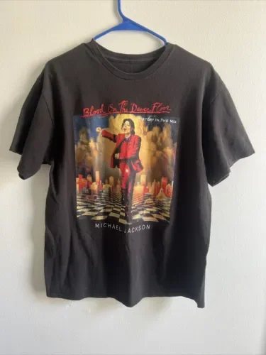 Maglietta Michael Jackson Xl Blood On The Dance Floor History In Mix Maniche Lunghe O Corte
