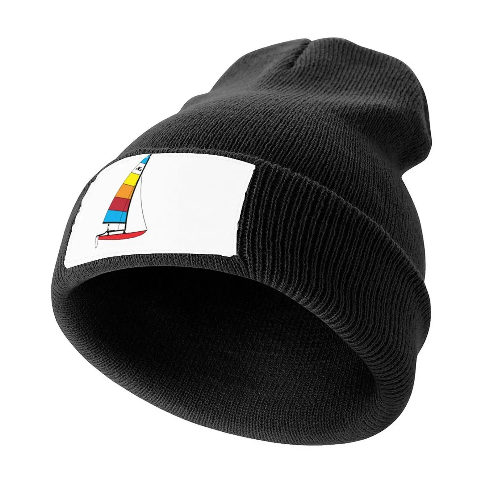 Hobie 14 Barca A Vela-La Vita È Migliore Sailing A Hobie Cat 14 Berretto Lavorato A Maglia Cappello Da Pesca Visiera Streetwear Uomo Donna