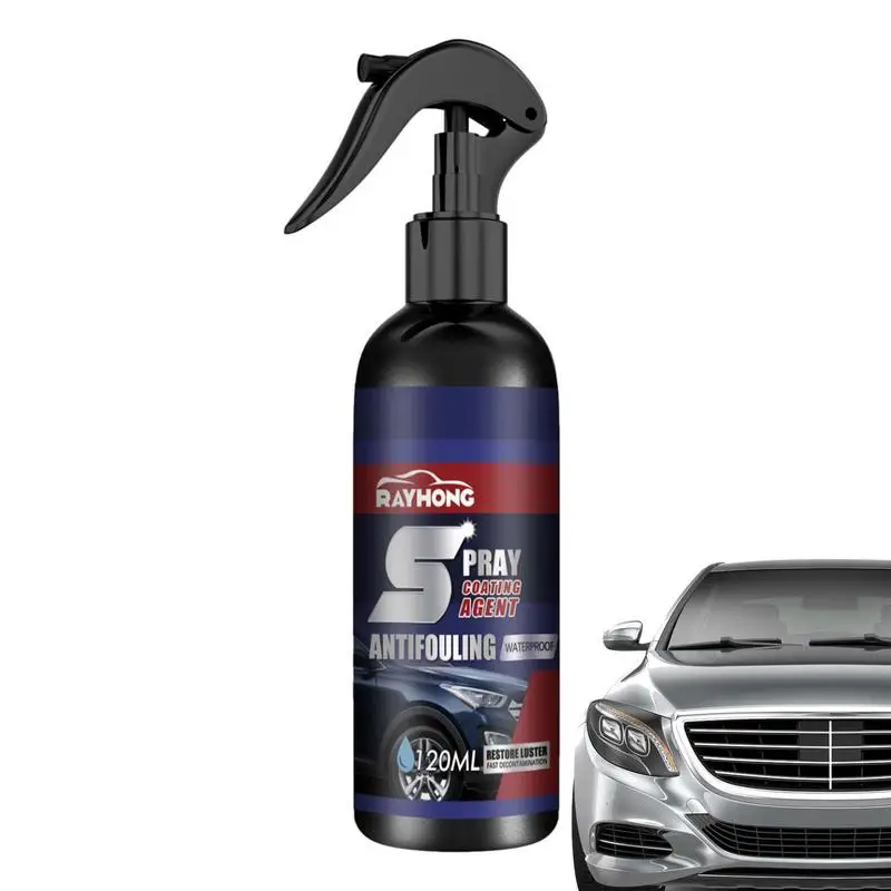 120Ml Quick Car Coating Spray Alta Protezione Scudo Auto Rivestimento Riparazione Vernice Auto Esterno Restauratore Rivestimento Spray Ceramico