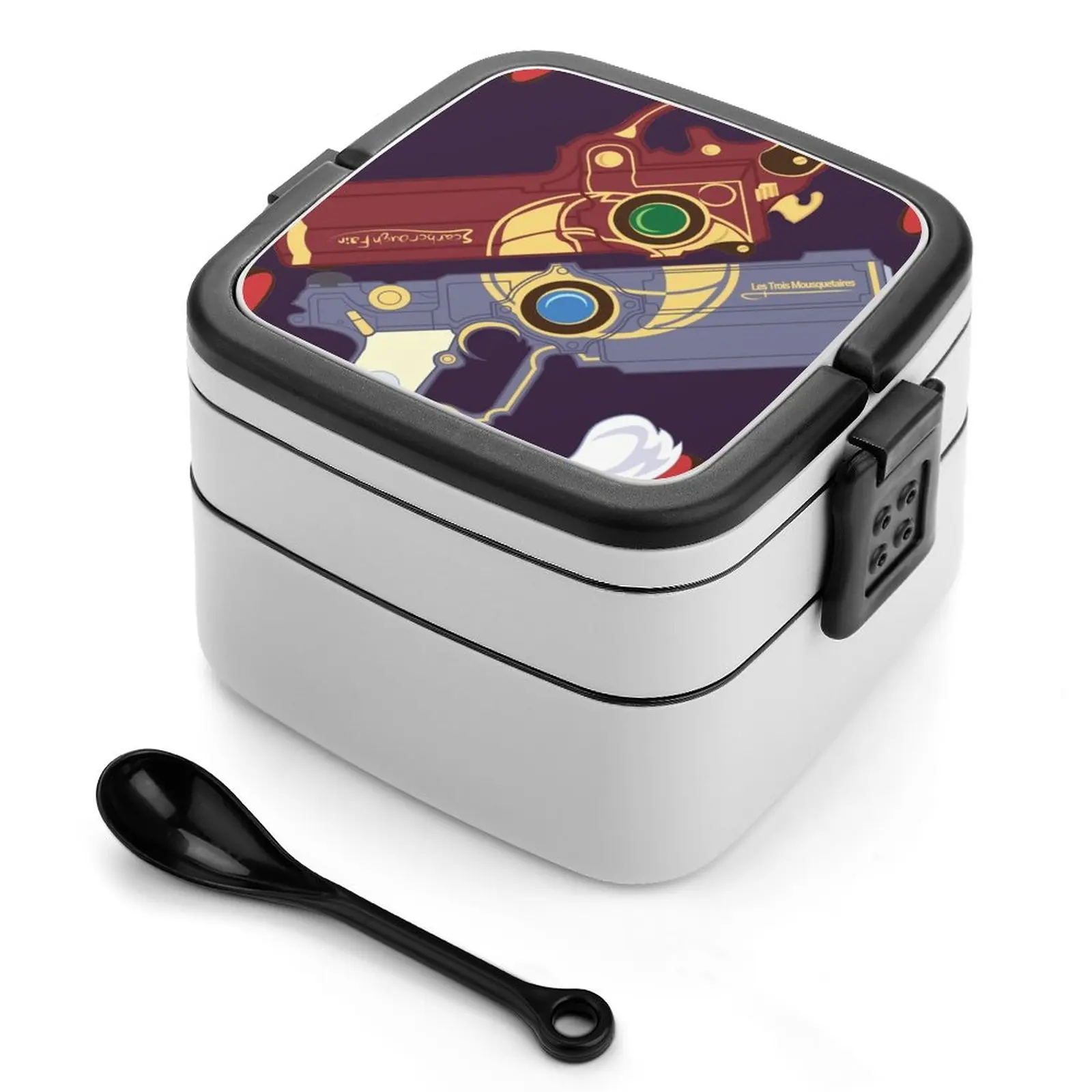 Sray Together Stay Together-Baionetta & Jeanne Bento Box Scomparti Insalata Frutta Contenitore Per Alimenti Baionetta Baionetta 2