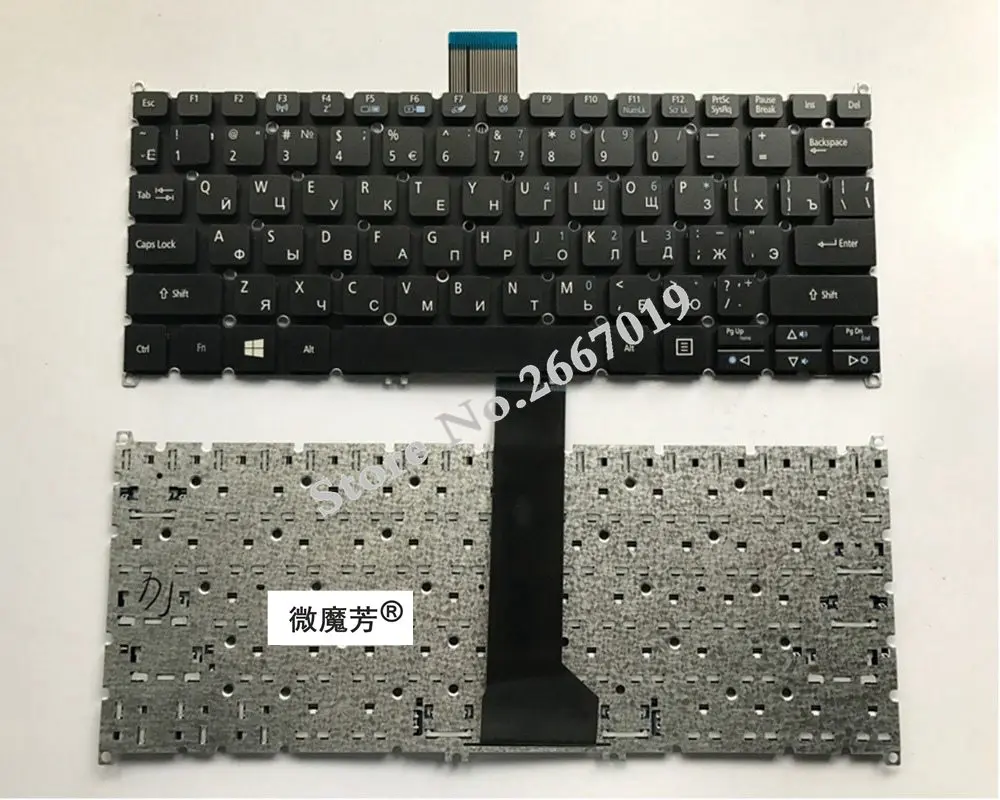Russia Per Acer Aspire V5-111P Es1-111 Es1-111M Es1-311 Es1-331 E3-111-C Es1-111M V13 E3-122 R3-131T Ru Tastiera
