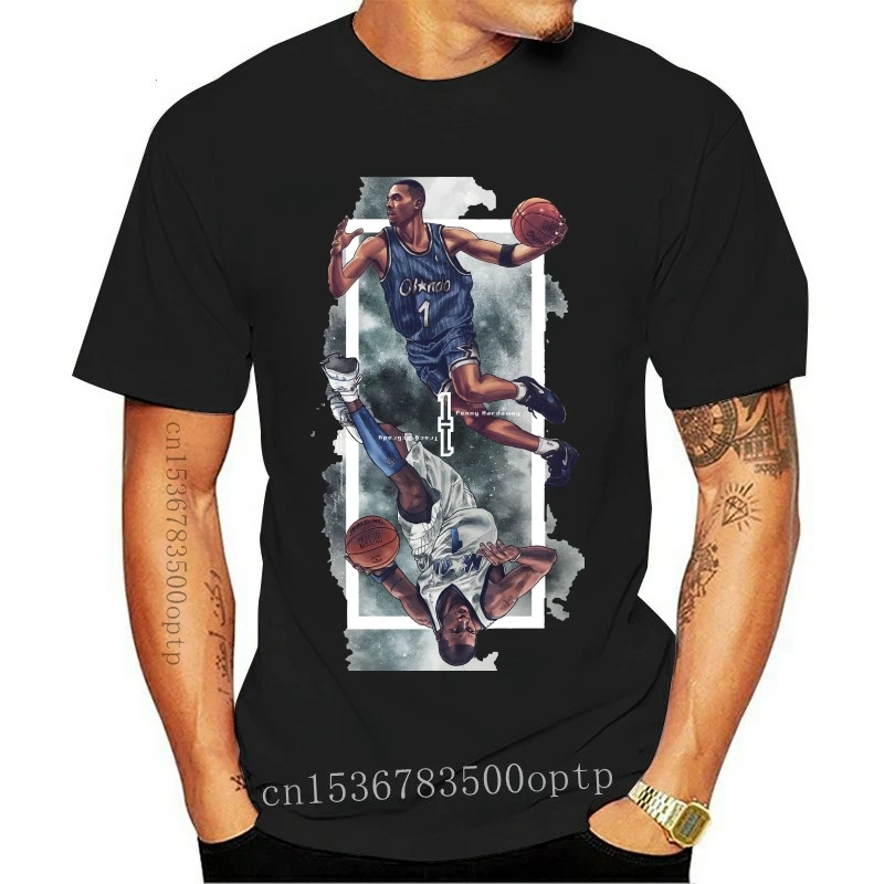 New Penny Hardaway E Tracy Mcgrady T-Shirt Fan Basket Tee Shirt S-5Xl-0462D
