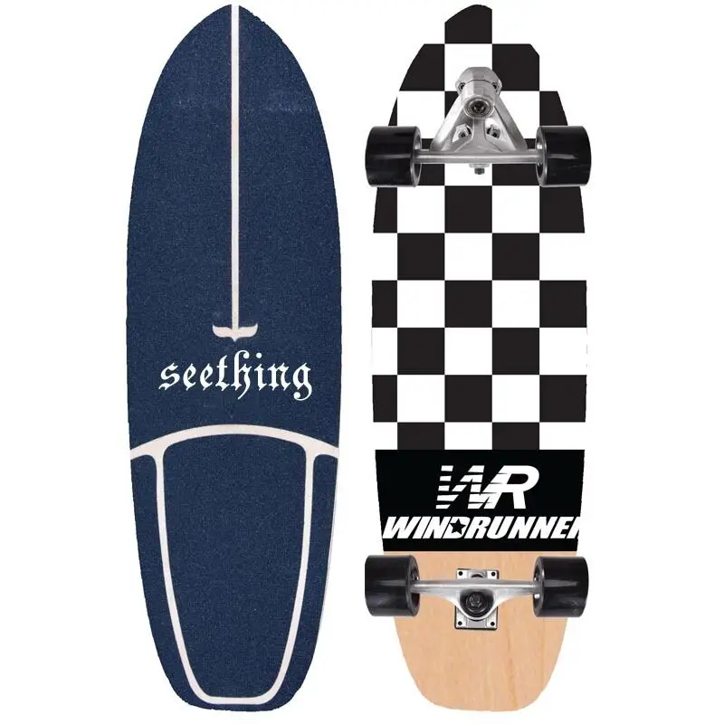 Cx7 Land Tavola Da Surf Principiante Tavola Da Surf Spazzola Per Esercizi Street Big Fish Board Walking Skateboard Longboard Penny Board Per Principia