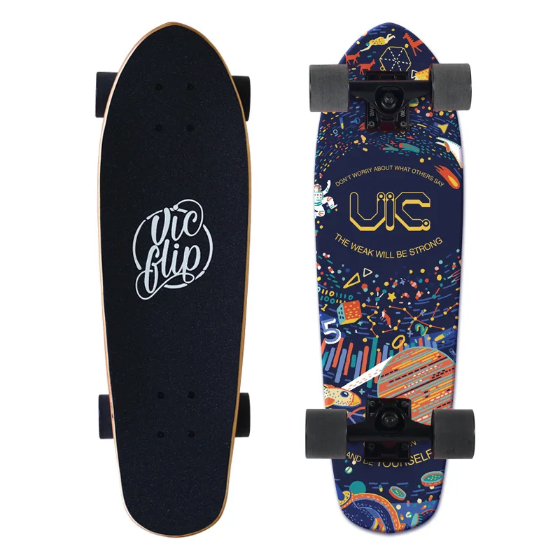 2021Land Tavola Da Surf Principiante Tavola Da Surf Spazzola Per Esercizi Street Big Fish Board Walking Skateboard Longboard Penny Board Per Principia