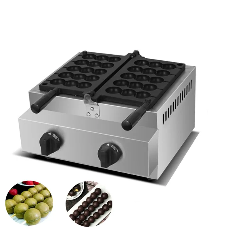 Spiedino Automatico Waffle Maker Takoyaki Ball Grill Waffle Stick Machine Haws Shape Waffle Maker Egg Cake Baker