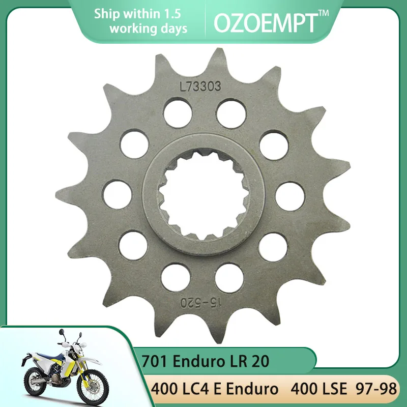 Pignone Anteriore Moto Ozoempt 520-15T Applicare Al 701 Enduro Enduro Lr 400 Egs-E Lc4 Enduro Lc4 E Enduro Lse Lc4 Enduro