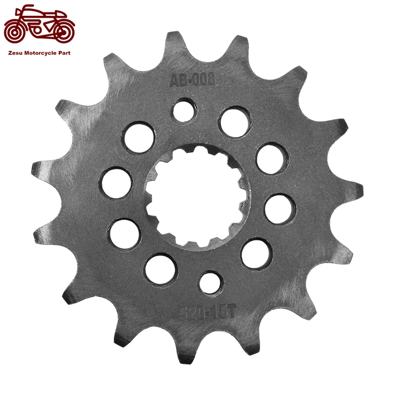 520-15T 520 15 Denti Moto 20Crmnti Pignone Anteriore Pignone Silenzioso Per Kawasaki Kl250 Klr250 Kr 250 B2 Kr1 Kr250 Kr Kr1S