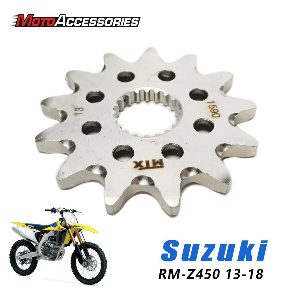 Per Suzuki Off Road Rm-Z450 2013-2020 Motore Anteriore Pignone Moto Catena Pignone Dirt Pit Bike Accessori Moto