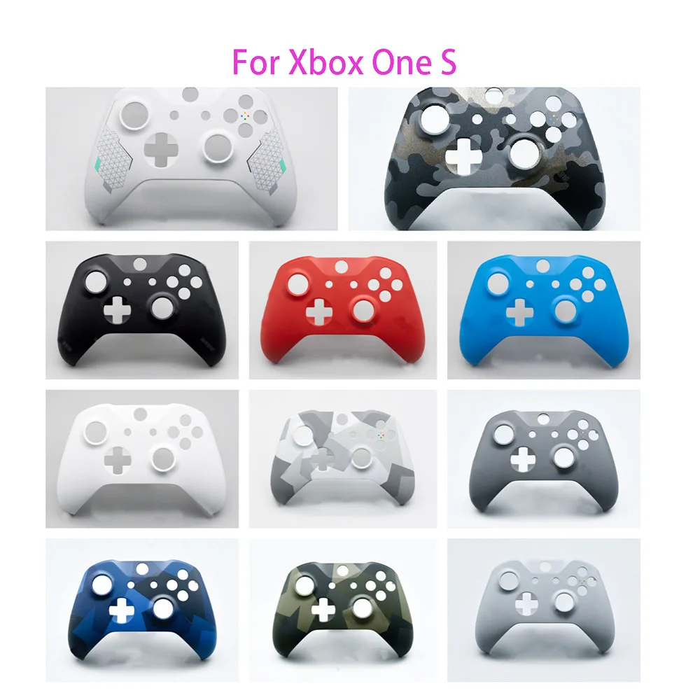 Custodia Anteriore Shell Case Faceplate Cover Per Xbox One S Controller Sostituzione Top Back Case Faceplate Cover Accessori
