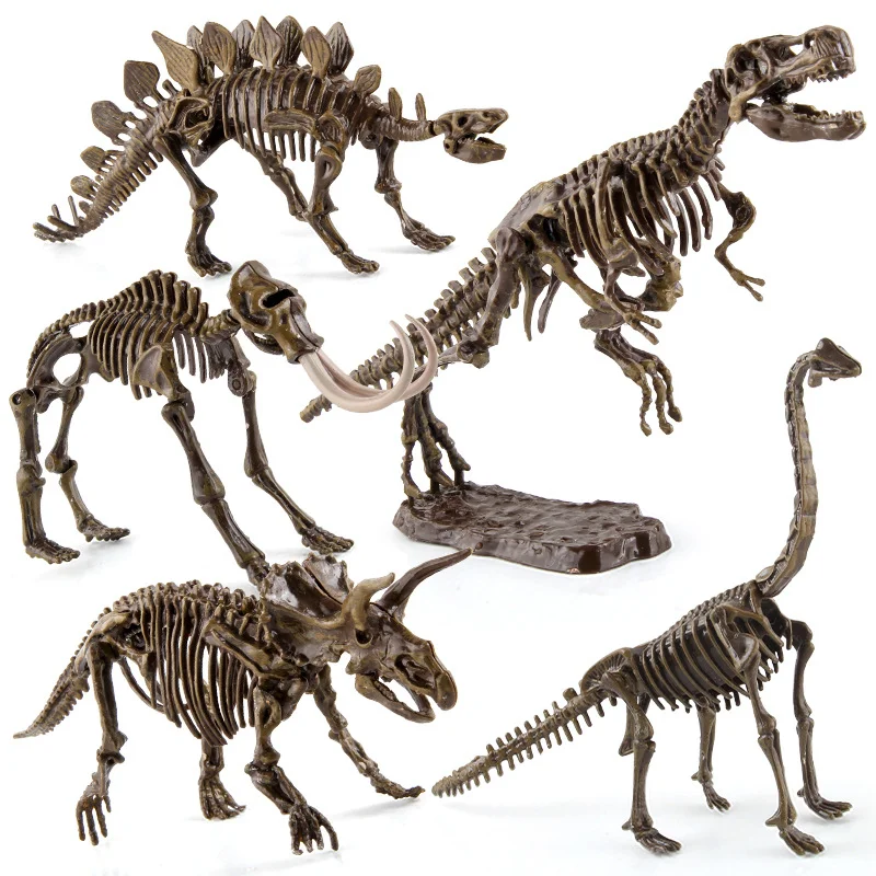 Jurassic World Brachiosaurus Skeleton Fossil Pvc Assembly Dinosaur Toys Modello Action Figures Miglior Regalo
