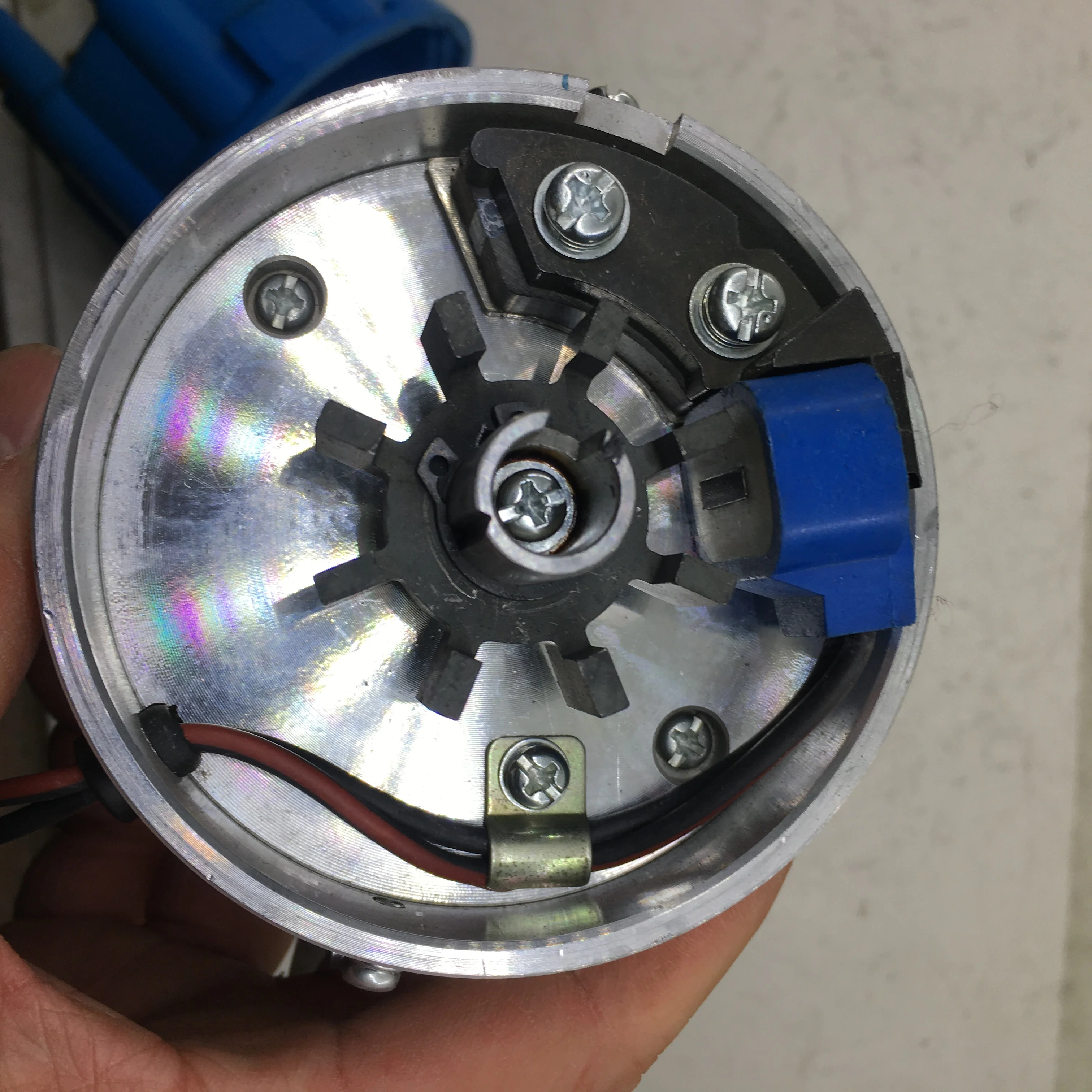 Sherryberg Nuovo Distributore Completo Di Tappi Blu Ad Alte Prestazioni Adatto Per Ford 351W Distributore Pro-Billette Da 8 Cilindri Top Qua