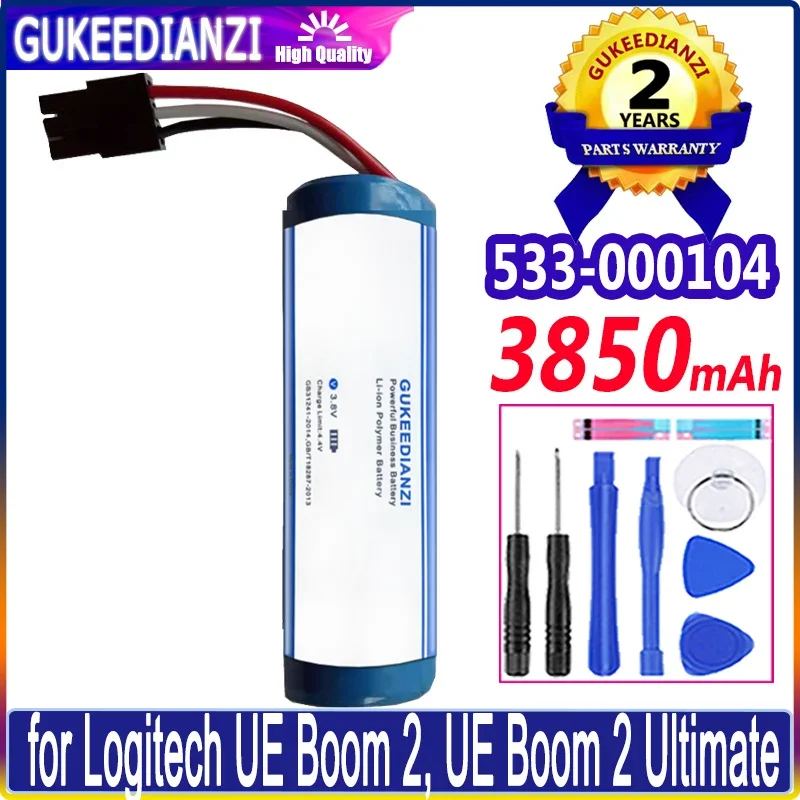 3850Mah Gukeedianzi Batteria Per Logitech Ue Boom Speaker Ue Boom 2 Boom2 Player Bateria Li-Ion Lithium Ricaricabile