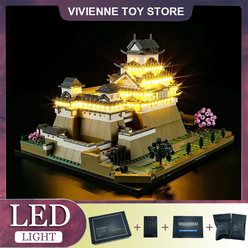 Kit Luci A Led Per Architettura Lego 21060 Himeji Castle Building Blocks Giocattolo In Mattoni (Solo Luce A Led, Senza Modello Di Blocchi)
