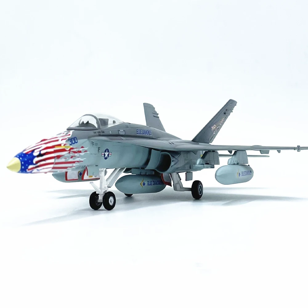 Us F/A-18C Bumblebee Military Fighter Tromba Hand Plastic Model 1:72 Scale Toy Gift Collection Simulazione Display Decorazione