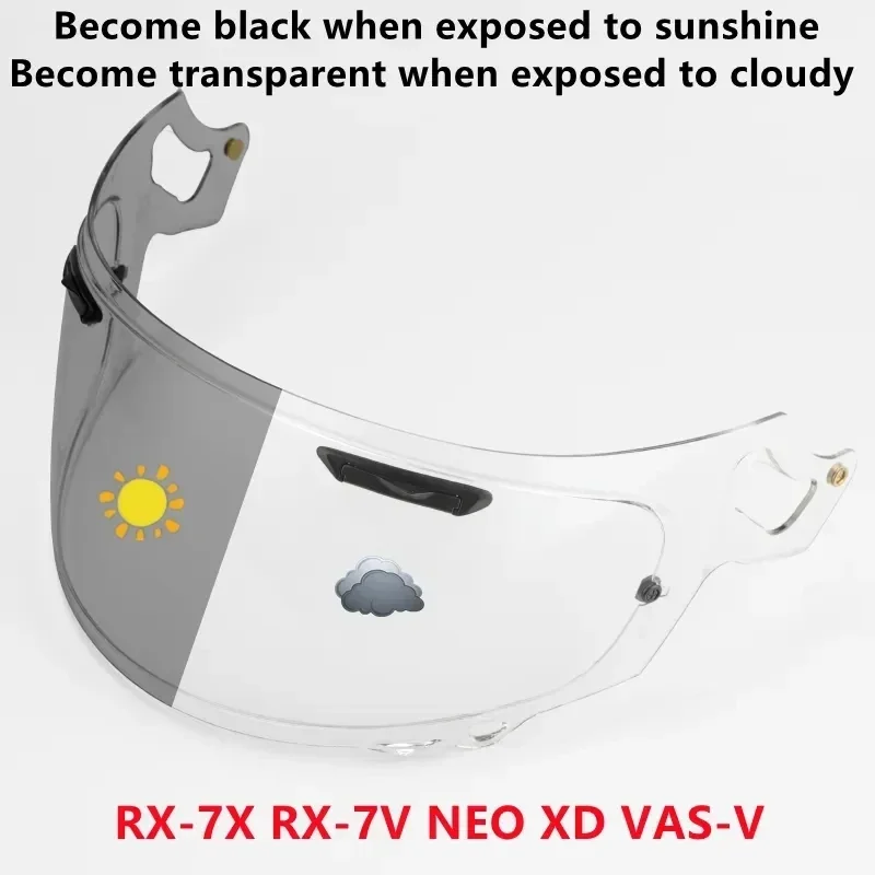 Visiera Fotocromatica Per Arai Rx-7X Rx7X Corsair-X Rc Rx-7V Rx7V Papide-Neo Xd Vas-V Astro-Gx Quantum-X Signet-X Chaser-X Quatic