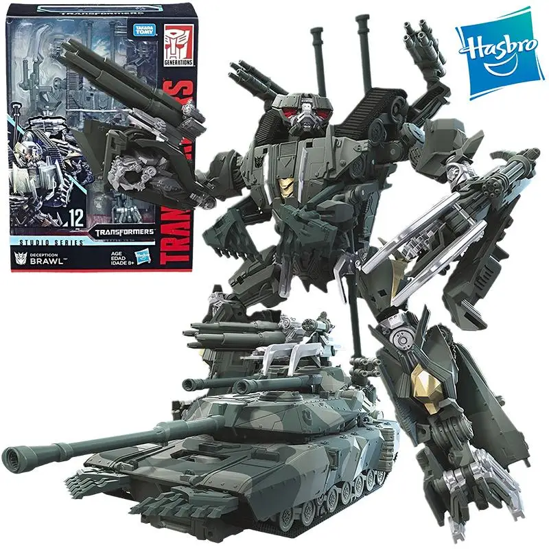 Y Transformers Studio Series Voyager Ss12 Brawl Action Figure 18Cm Robot Anime Model Boy Toys Gift