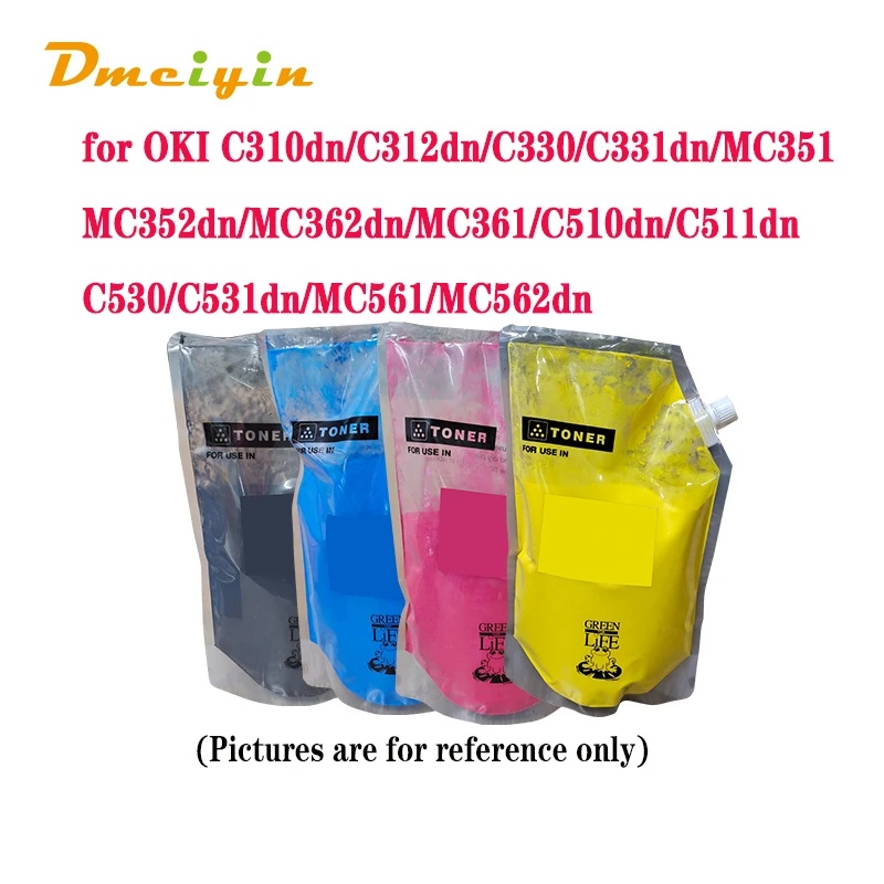 Toner Universale 1000G Per Oki C310Dn/C312Dn/C330/C331Dn/Mc351/Mc352Dn/Mc362Dn/Mc361/C510Dn/C511Dn/C530/C531Dn/Mc561/Mc562