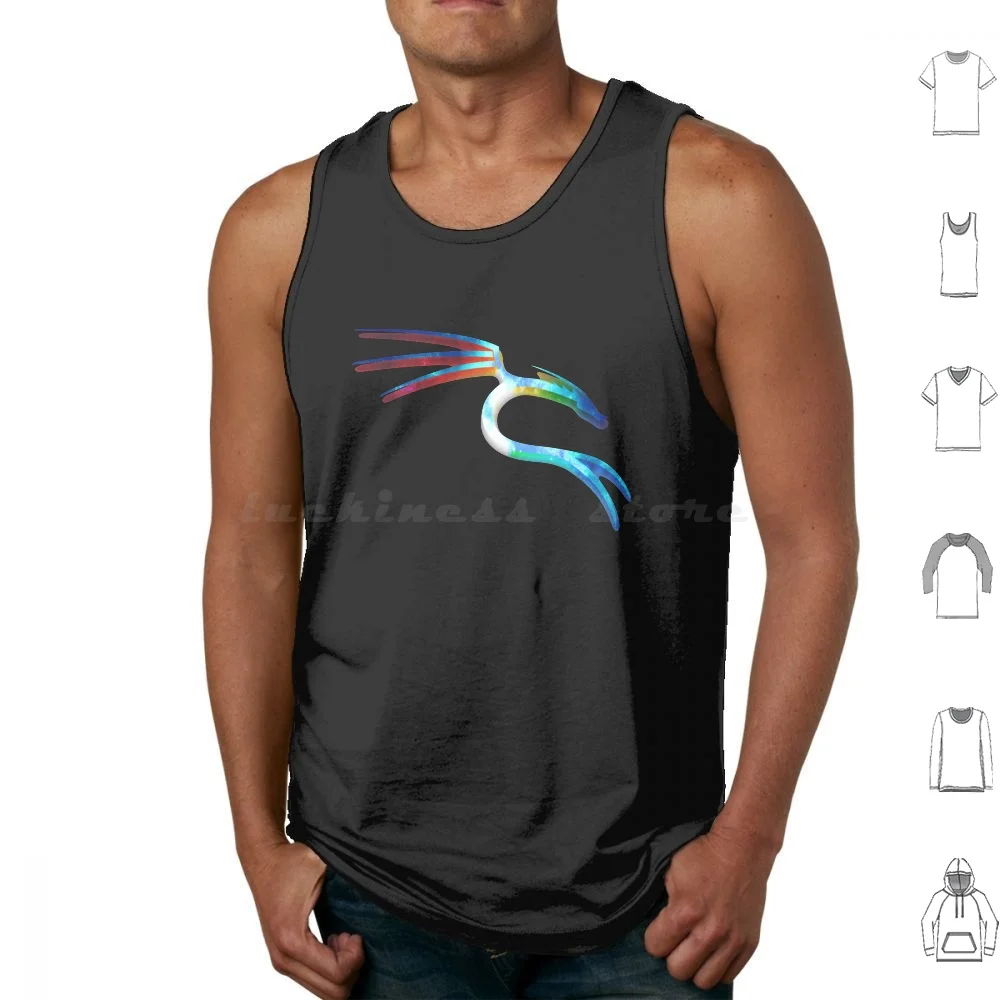 Kali Galaxy Canotte Gilet Senza Maniche Kali Linux Kali Linux Computer Tech Hacker Scurity Dragon Galaxy Light