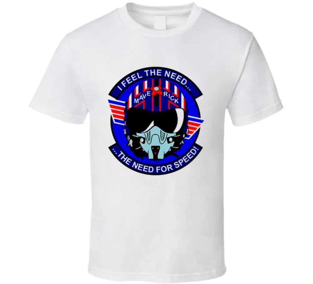 Ho Sentito La Necessità Di Speed Maverick Flight Helmet T Shirt Maniche Lunghe O Corte