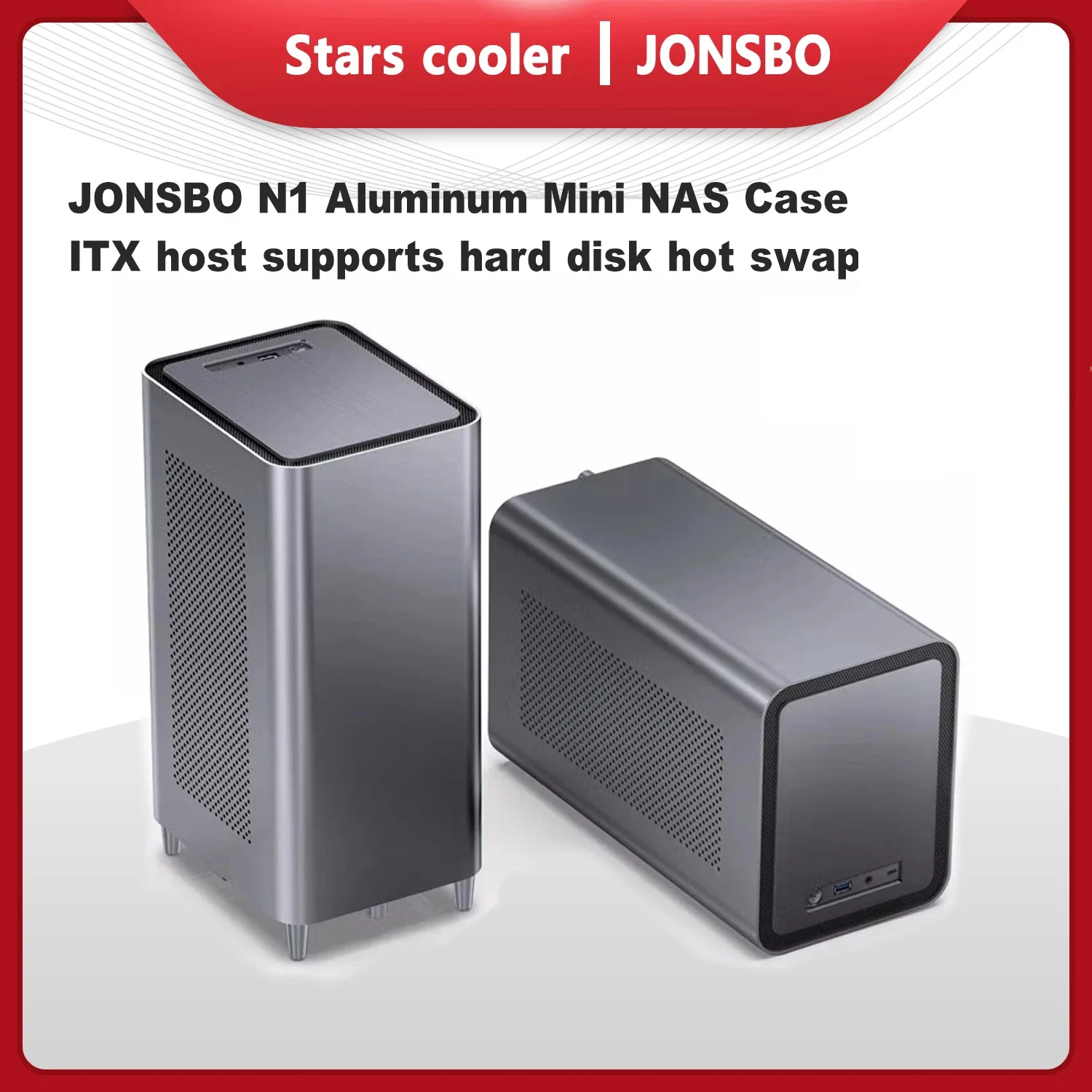 Jonsbo N1 In Lega Di Alluminio Mini Nas Chassis Itx Host Supporta Hard Disk Hot Swap Office Entertainment Game Computer Server Chassis
