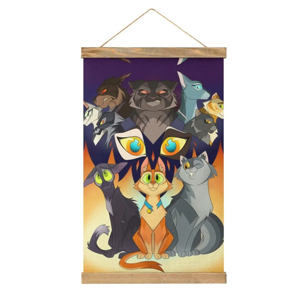 Battle Cats Enter The Woods Classic Picture Restaurant Craft Decoration Canvas Hanging Picture Vintage Funny Novità Style Decor