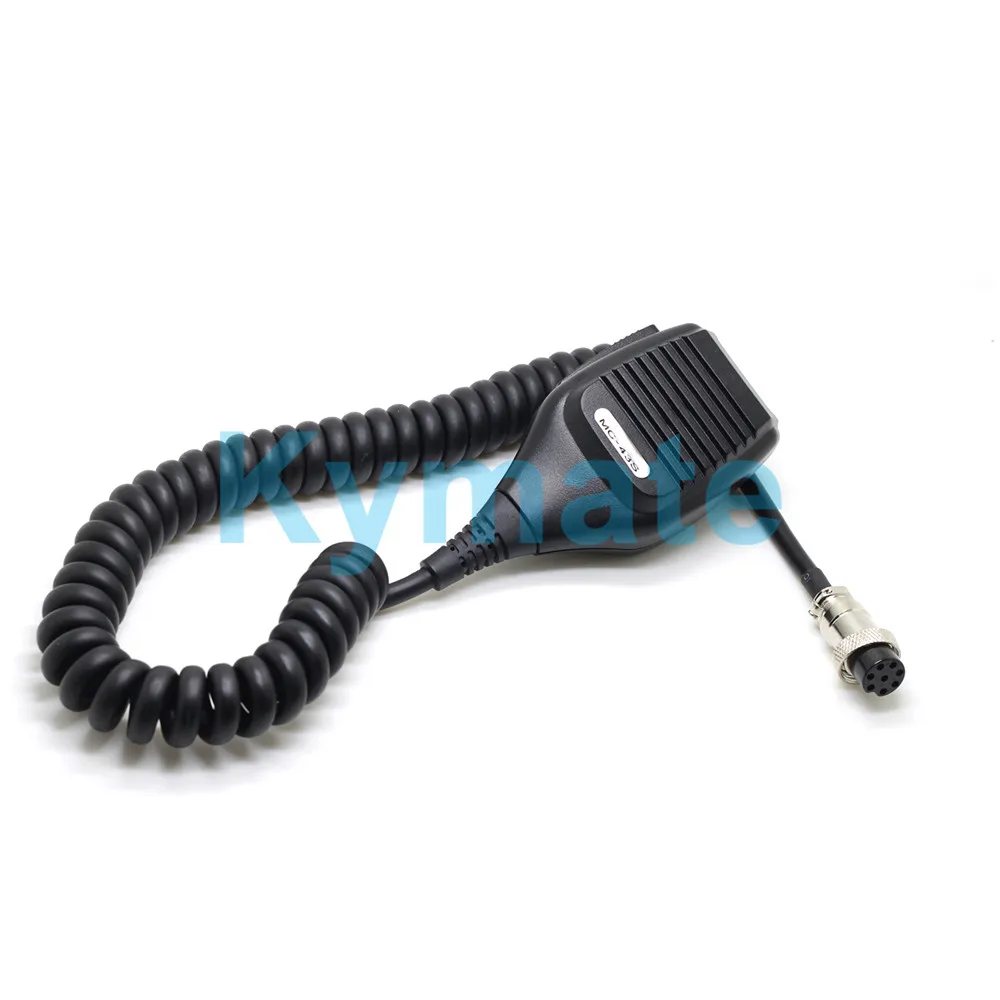 Altoparlante A Mano Microfono Microfono Mc-43S Rotondo A 8 Pin Per Kenwood Radio Bidirezionale Walkie-Talkie Ts-480Hx Ts-990S Ts-2000X Tm241