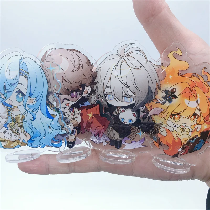 Gioco Reverse:1999 Changeling Ulu Black Dwarf Matilda Bouanich Figure Stand Plate Portachiavi Anime Cosplay Prop Accessori