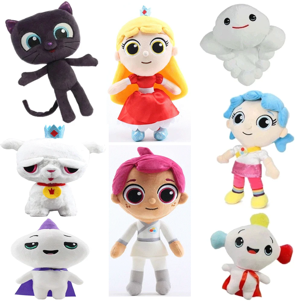 30Cm Anime True And The Rainbow Kingdom Bartleby Cat Peluche True Rainbow King Bao Grizelda Frookie Bambola Farcita Regalo Per Bambini