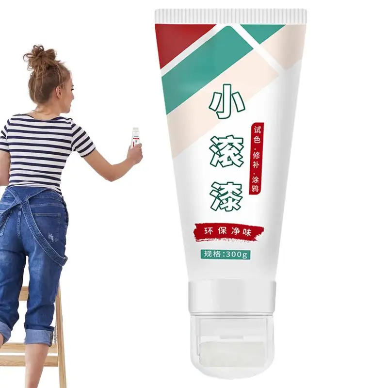 Pennello A Rullo Per Pareti Con Rullo Di Vernice Piccolo, Pennello A Rullo Per Pareti, Lattice Ecologico Per Riparazioni Di Fori Crepe Ristrutturazion