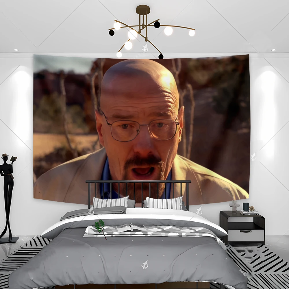 90X150Cm Walter White Breaking Bad Tapestry Wall Hanging Hippie Arazzi In Poliestere Ins Throw Rug Coperta Dormitorio Decor Y