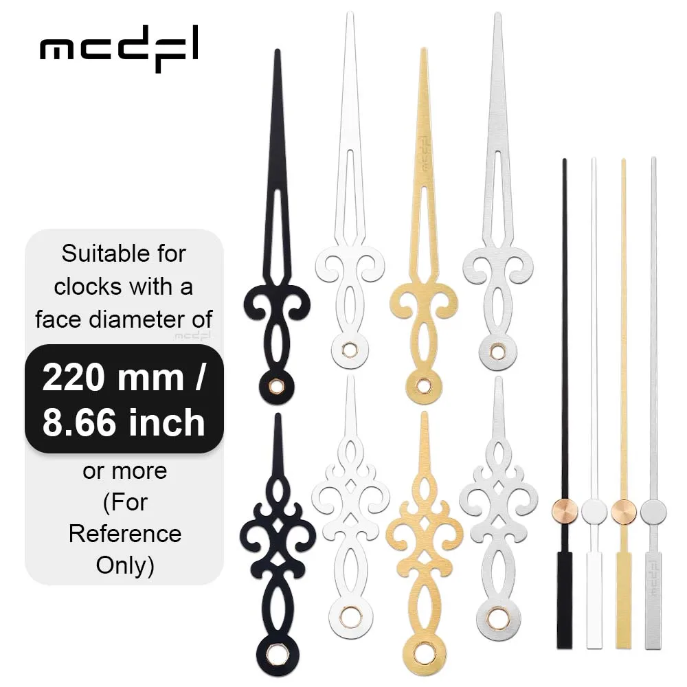 Mcdfl Fancy Clock Hands Spade Per Nonno Atomic Watch Motor Piani Di Ricambio Che Fanno Kit Di Forniture Kit Di Costruzione Della Hall Hobby