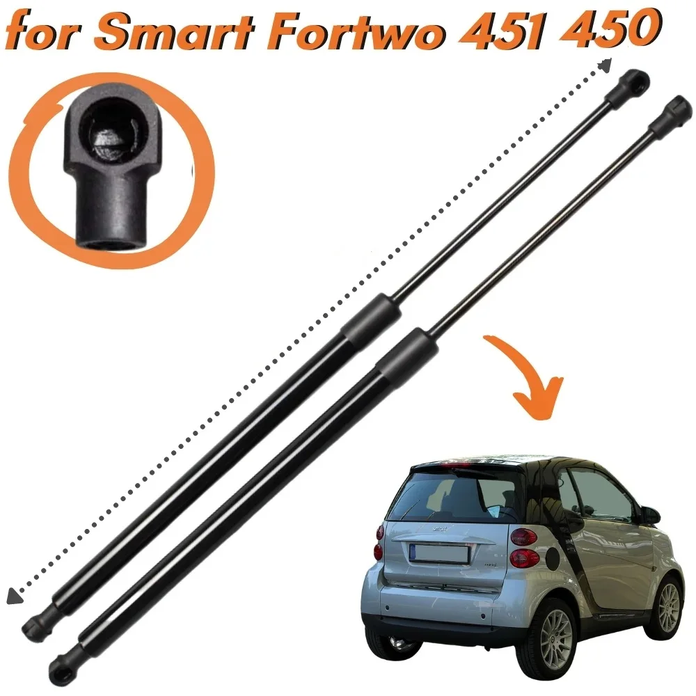 2 Pezzi Per Smart Fortwo Coupe 450 451 Portellone Posteriore Boot Lift Support Ammortizzatore Molle A Gas