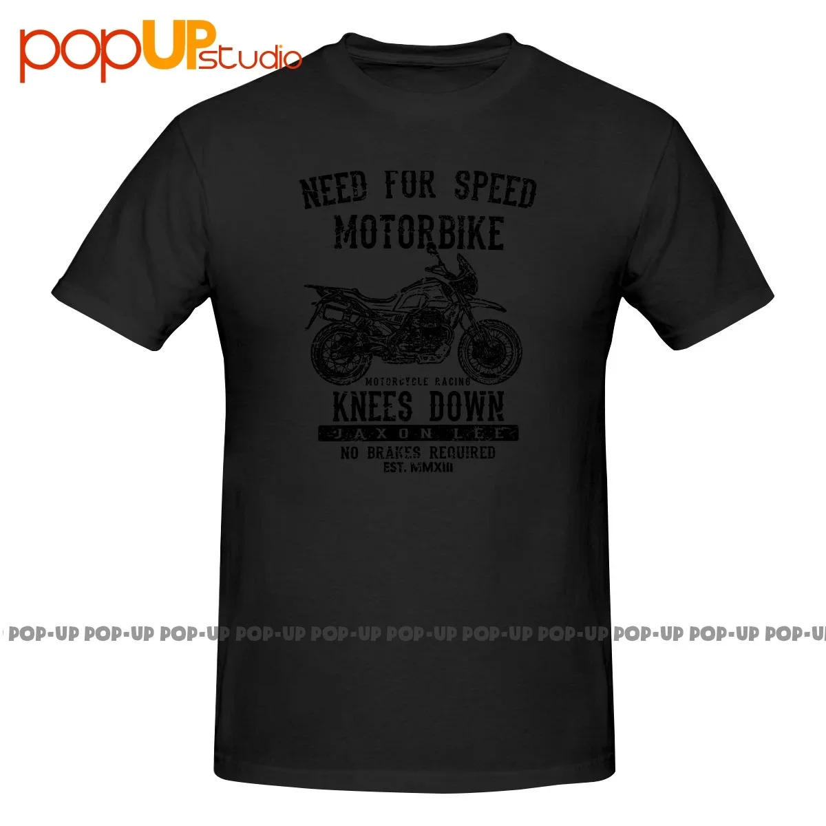 Jl Speed Illustration For A Moto Guzzi V85 Tt Moto Shirt T-Shirt Tee Rare Vendita Calda