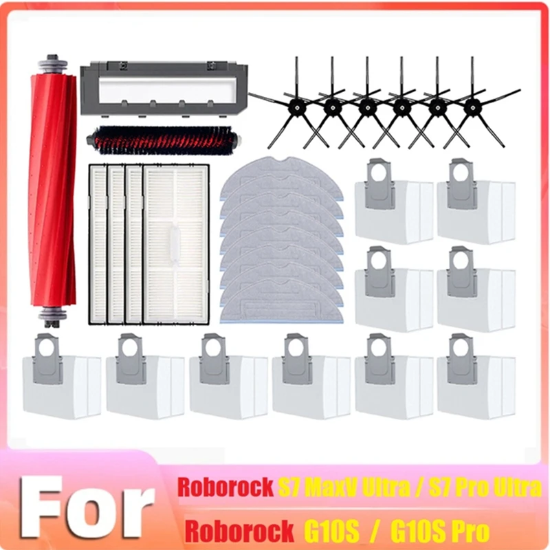 Per Roborock S7 Maxv Ultra/S7 Pro Ultra/S7 Maxv Plus G10S/ G10S Pro Robot Aspirapolvere Parti 31 Pz