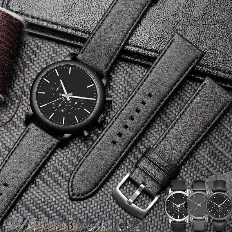Per Armani Ar1692 1694 1732 1733 1737 1809 Accessori Per Cinturini Impermeabili Resistenti Al Sudore 20Mm 22Mm Cinturino Per Orologi In Vera Pelle