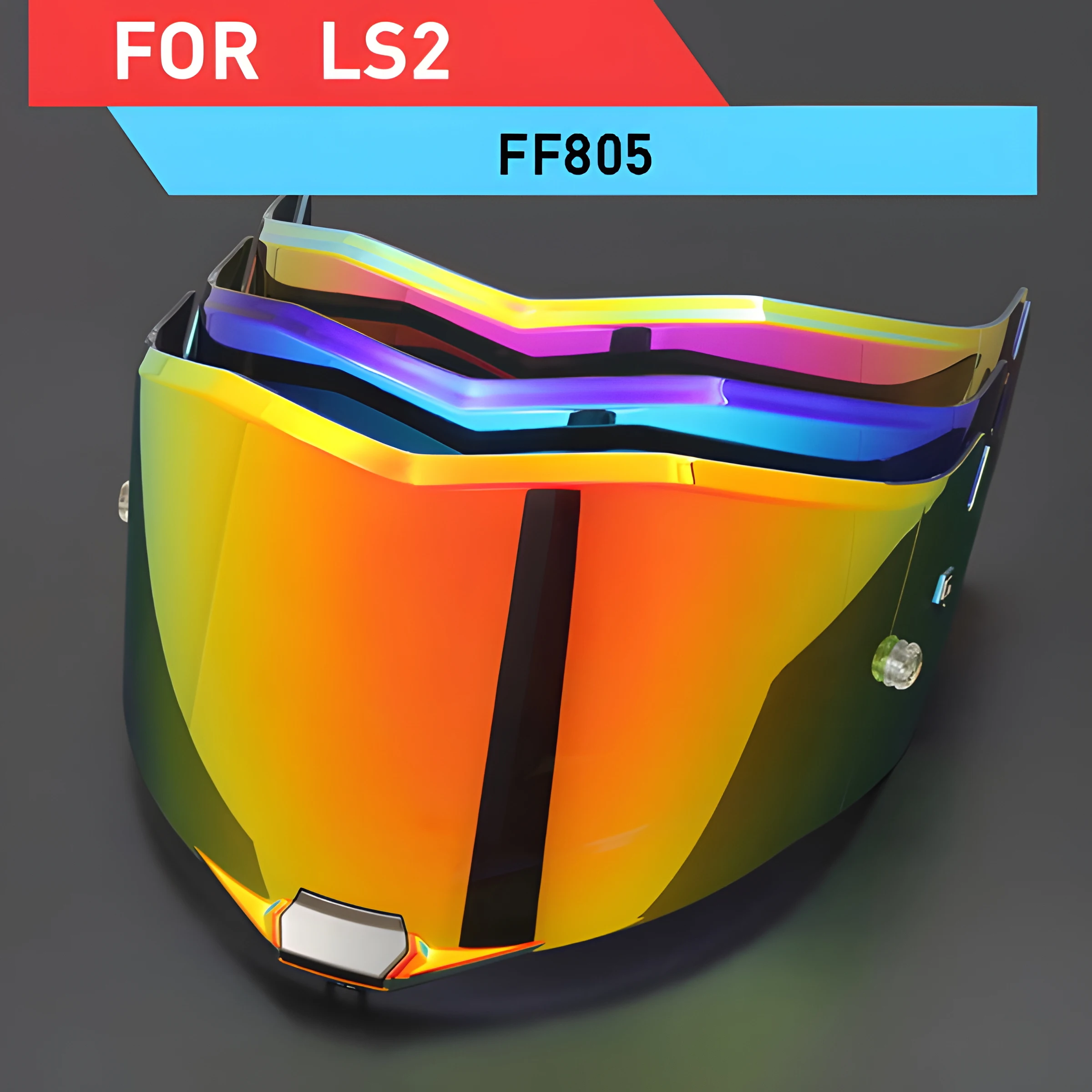 Per Ls2 Ff805 Thunder Casco Visiera Lente Casco Integrale Accessori Moto Capacete Ls2 Ff805 Casco Moto