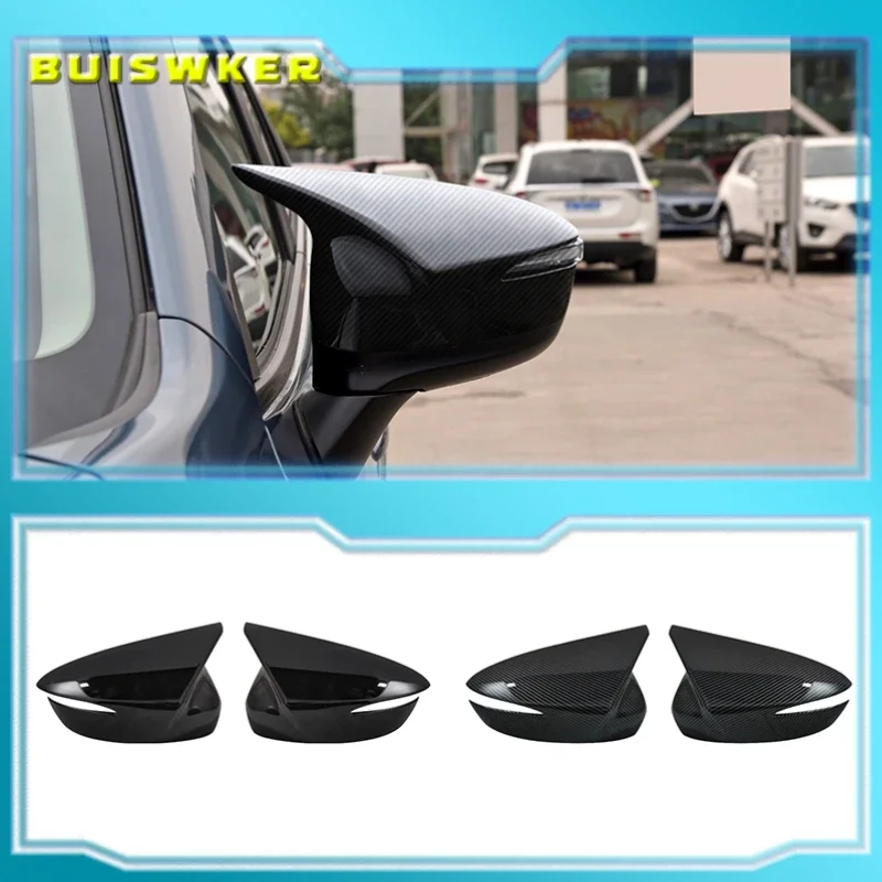 Side Rearview Mirror Cover Cap Door Mirror Shell For Mazda Cx-3 Cx-4 Cx-5 Accessories