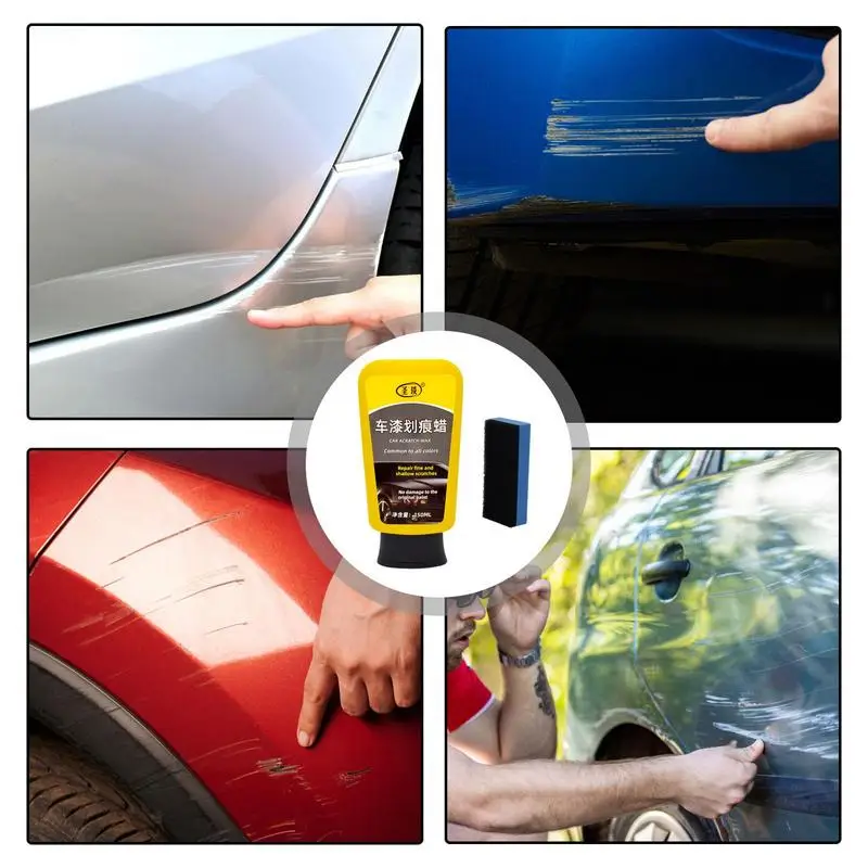 Auto Scratch Wax 150Ml Universal Auto Paint Polish Detailing Kit Per Ossidazione Swirl Marks Polsini E Macchie D'Acqua Per Vahicles