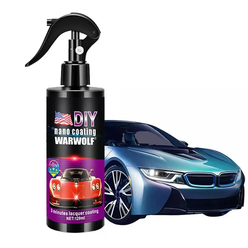 120Ml Scratch Repair Ceramic Wax Anti Scratch Liquid Car Dust Cleaner Spray Car Wax Paint Repair Auto Surface Polish Detailing