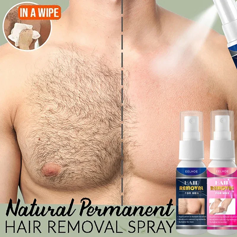 Permanente Depilazione Spray Depilatore Indolore Inibitore Della Crescita Dei Capelli Ascella Gambe Braccia Lisce Nutre Riparazione Cura Uomo Donna