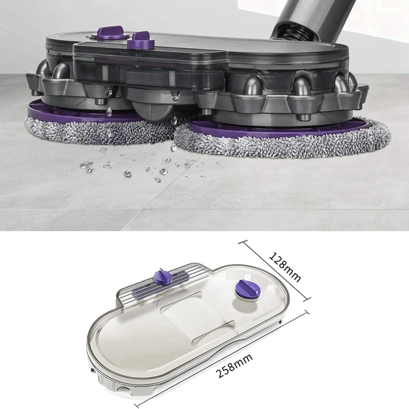Top Deals Sostituzione Della Testa Del Mocio Per Dyson V12 Digital Slim, Aspirapolvere Senza Fili Sottile V10, Testa Del Mocio + Serbatoio Dell'Acqua 