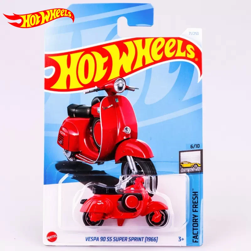 Original Hot Wheels Giocattoli Moto Per Ragazzo Moto 1/64 Diecast Car Vespa 90 Ss Super Sprint Bmw R Honda Cb750 Cafe Cub Gift
