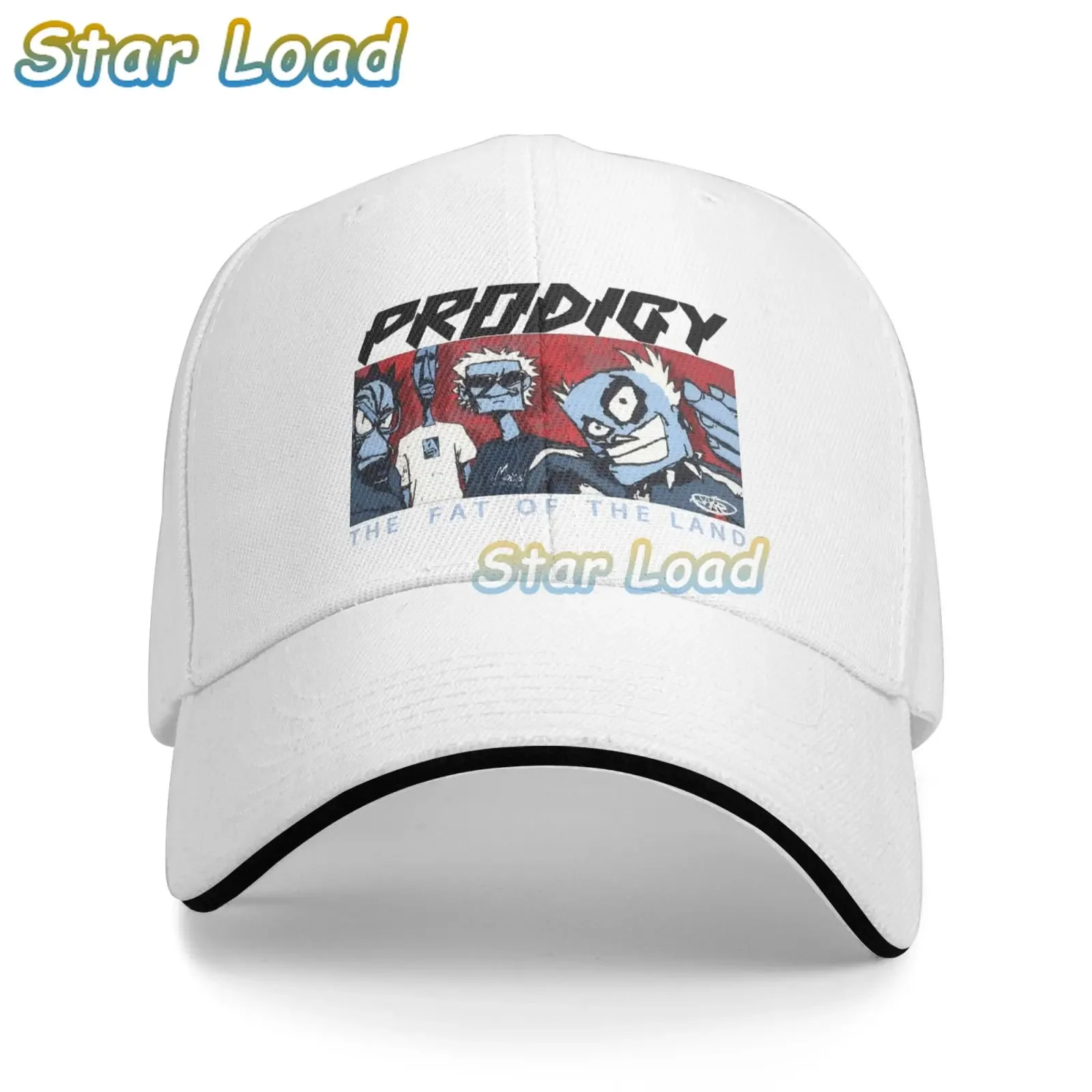 Black Casual Boys Printed Fish Caps I Cappelli Snapback Unisex Con Stampa Di Moda Da Uomo Prodigy