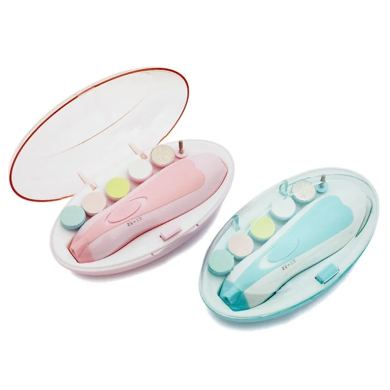 Bambini Baby Nail Trimmer Electric Baby Manicure Pedicure Tagliaunghie Cutter Forbici Set Per La Cura New Born